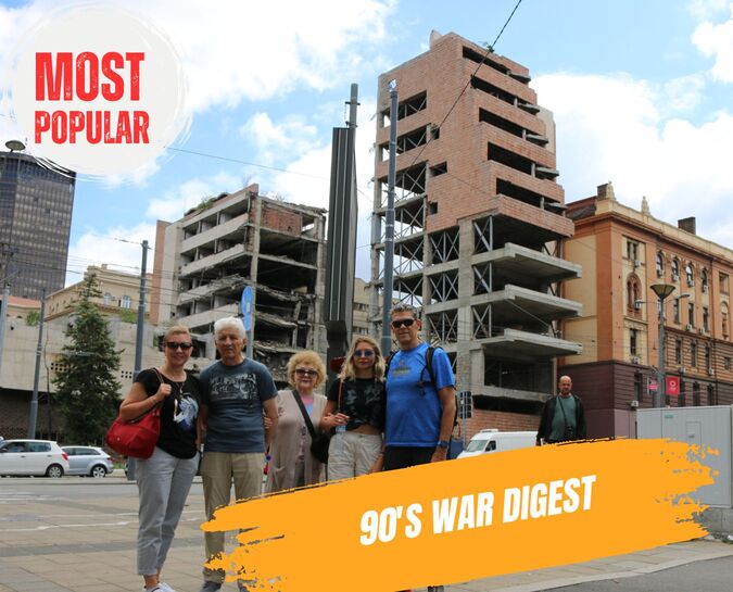 Scars of NATO Bombing in Belgrade